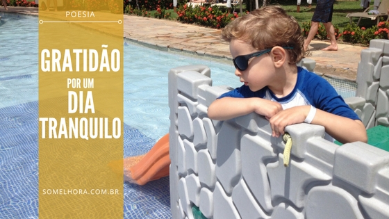 gratidão dia tranquilo