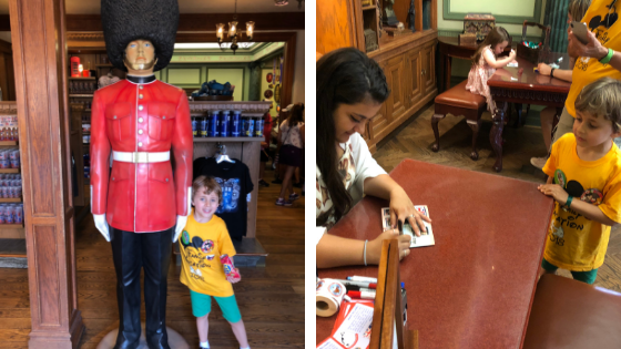 partes do pavilhão do Reino Unido no Epcto