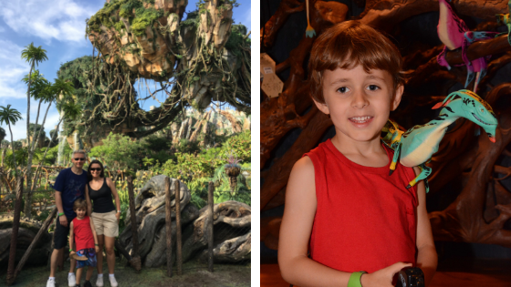 imagens da área de Avatar: roteiro Animal Kingdom com criança