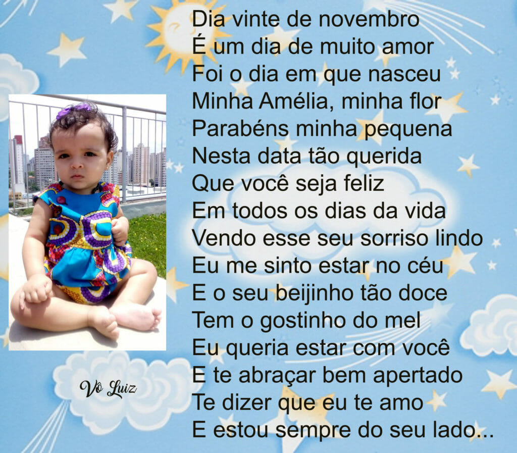 poema de avô para neta